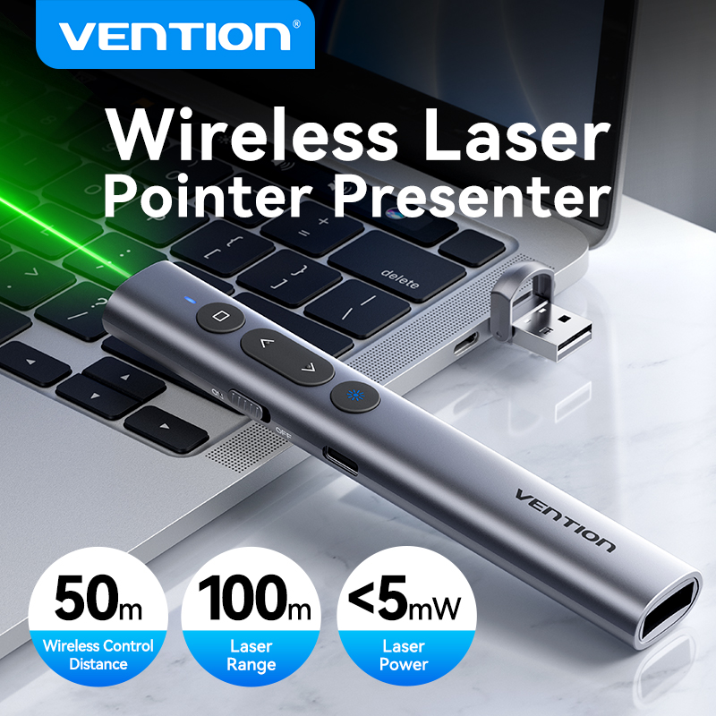 Presentation Remote Laser - Беспроводная лазерная указка Vention, 100 м,
