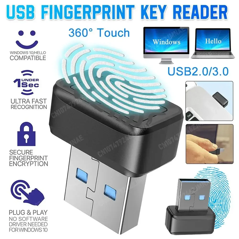 USB-сканер отпечатков пальцев  – обзор и цена Fingerprint Reader Usb