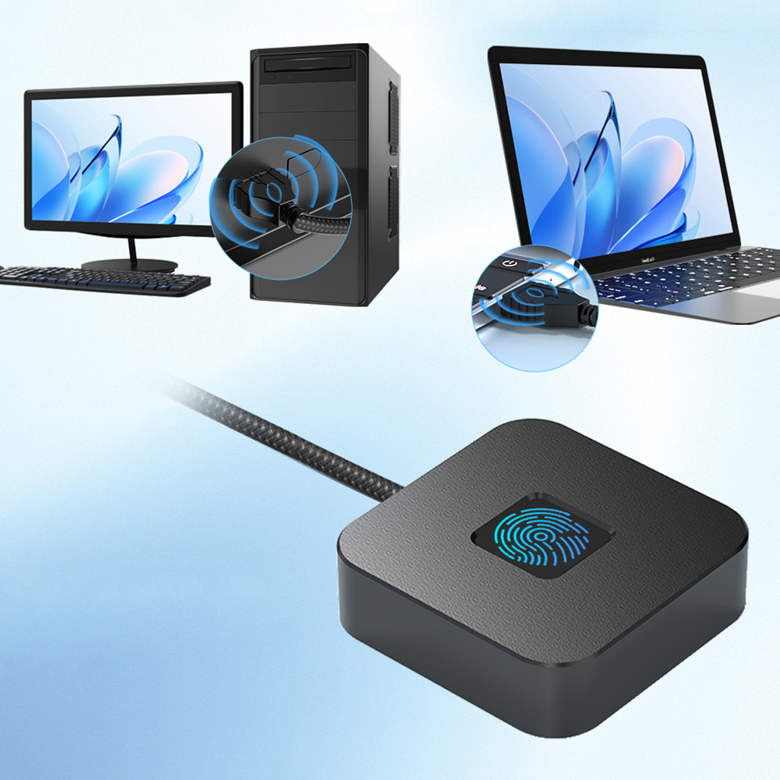 USB-сканер отпечатков пальцев  – обзор и цена Fingerprint Reader Usb